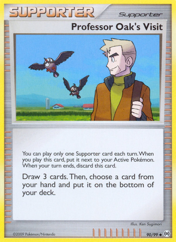 Professor Oak's Visit (90/99) [Platinum: Arceus] - Comfy Hobbies
