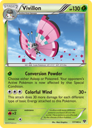 Vivillon (17/146) (Meadow Form/Pink Wings) [XY: Base Set] - Comfy Hobbies