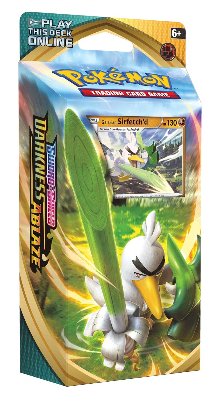 Sword & Shield: Darkness Ablaze - Theme Deck (Galarian Sirfetch'd) - Comfy Hobbies