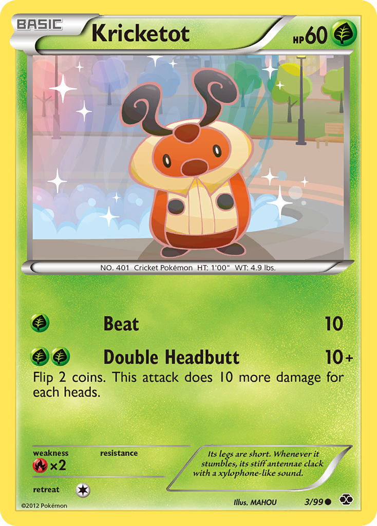 Kricketot (3/99) [Black & White: Next Destinies] - Comfy Hobbies