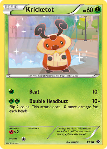 Kricketot (3/99) [Black & White: Next Destinies] - Comfy Hobbies