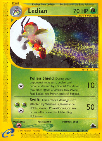 Ledian (15/144) [Skyridge] - Comfy Hobbies