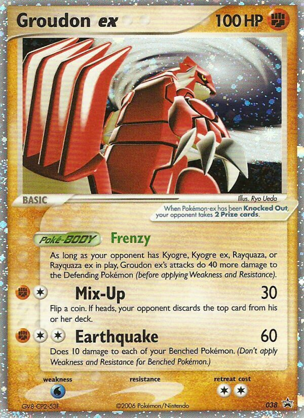 Groudon ex (038) [Nintendo: Black Star Promos] - Comfy Hobbies