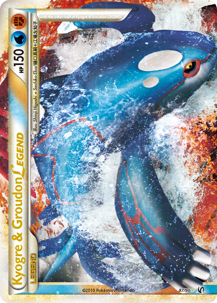 Kyogre & Groudon LEGEND (87/90) [HeartGold & SoulSilver: Undaunted] - Comfy Hobbies