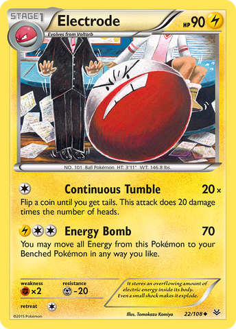 Electrode (22/108) [XY: Roaring Skies] - Comfy Hobbies