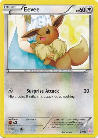 Eevee (21/30) [XY: Trainer Kit - Sylveon] - Comfy Hobbies