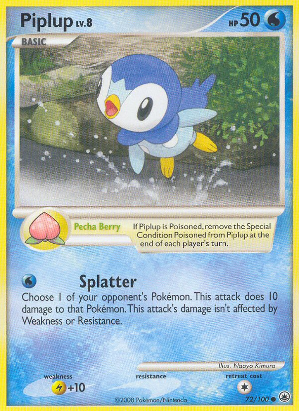 Piplup (72/100) [Diamond & Pearl: Majestic Dawn] - Comfy Hobbies