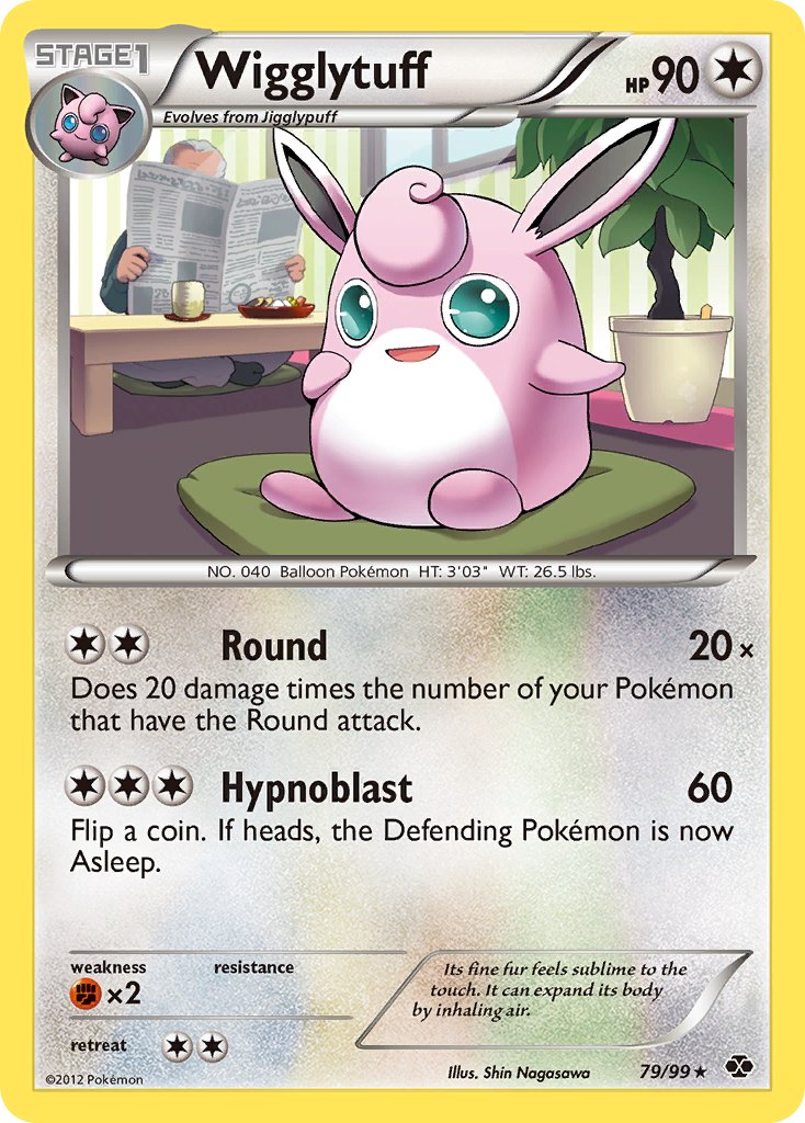 Wigglytuff (79/99) (Cosmos Holo) (Blister Exclusive) [Black & White: Next Destinies] - Comfy Hobbies