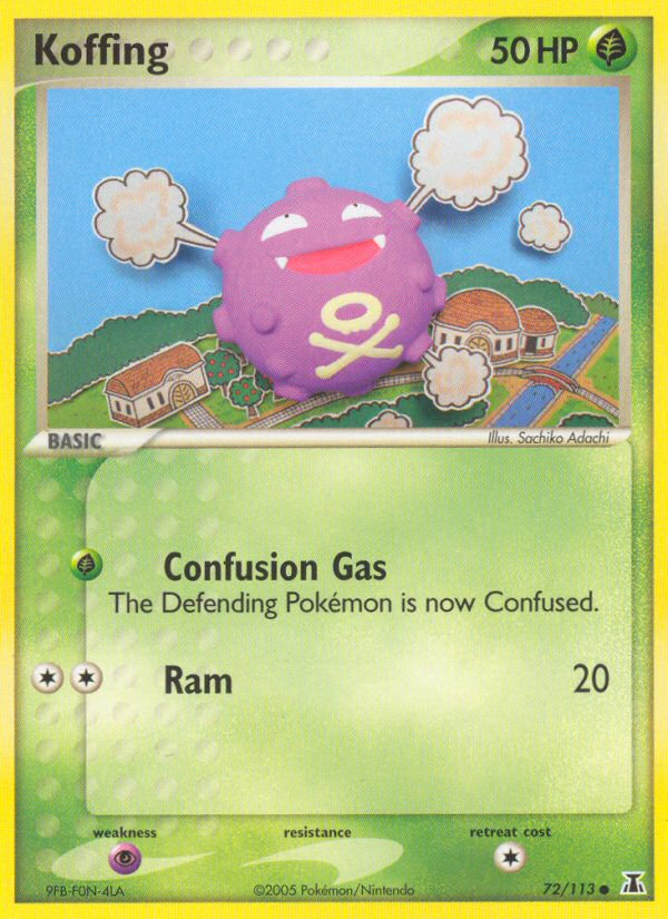 Koffing (72/113) [EX: Delta Species] - Comfy Hobbies