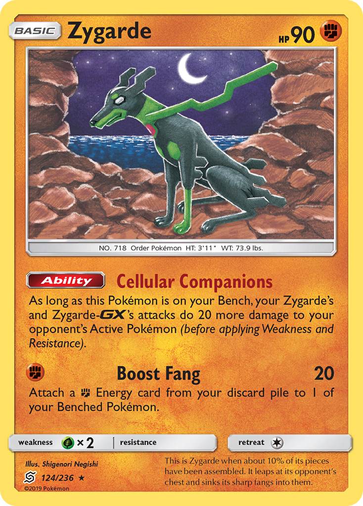 Zygarde (124/236) [Sun & Moon: Unified Minds] - Comfy Hobbies