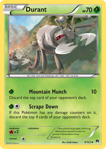 Durant (9/122) [XY: BREAKpoint] - Comfy Hobbies
