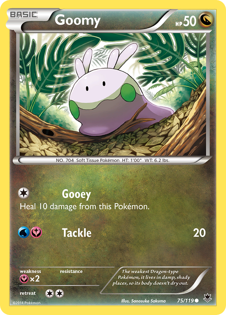 Goomy (75/119) [XY: Phantom Forces] - Comfy Hobbies