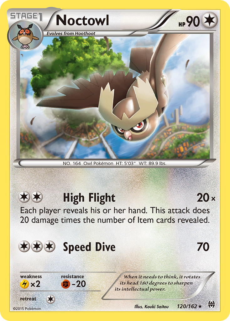 Noctowl (120/162) [XY: BREAKthrough] - Comfy Hobbies