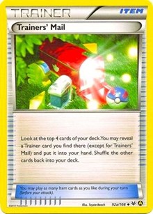 Trainers' Mail (92a/108) (Alternate Art Promo) [XY: Roaring Skies] - Comfy Hobbies