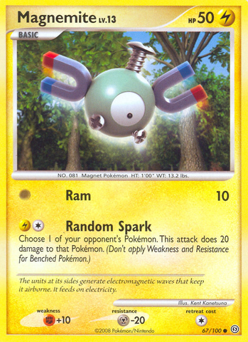 Magnemite (67/100) [Diamond & Pearl: Stormfront] - Comfy Hobbies