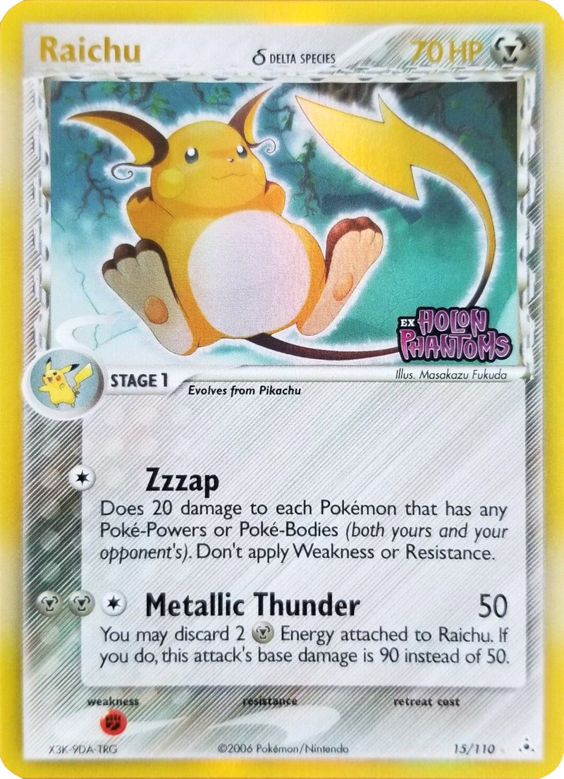 Raichu (15/110) (Delta Species) (Stamped) [EX: Holon Phantoms] - Comfy Hobbies