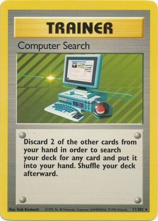 Computer Search (71/102) [Base Set Unlimited] - Comfy Hobbies