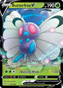 Butterfree V (001/189) [Sword & Shield: Darkness Ablaze] - Comfy Hobbies