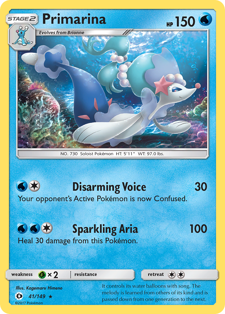 Primarina (41/149) [Sun & Moon: Base Set] - Comfy Hobbies