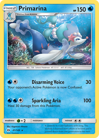 Primarina (41/149) [Sun & Moon: Base Set] - Comfy Hobbies