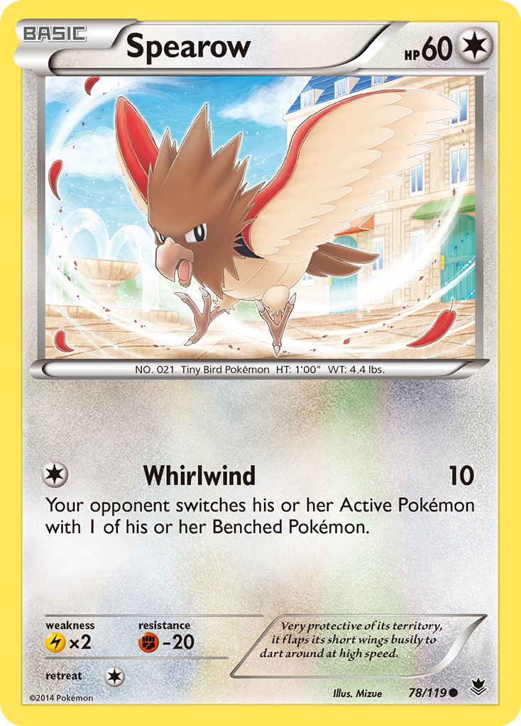 Spearow (78/119) [XY: Phantom Forces] - Comfy Hobbies