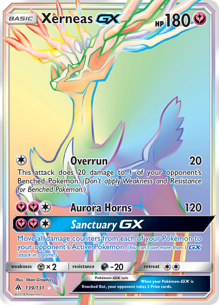Xerneas GX (139/131) [Sun & Moon: Forbidden Light] - Comfy Hobbies