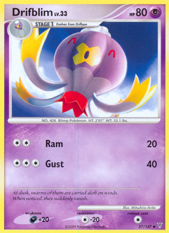 Drifblim (57/147) [Platinum: Supreme Victors] - Comfy Hobbies