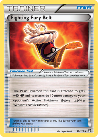 Fighting Fury Belt (99/122) [XY: BREAKpoint] - Comfy Hobbies