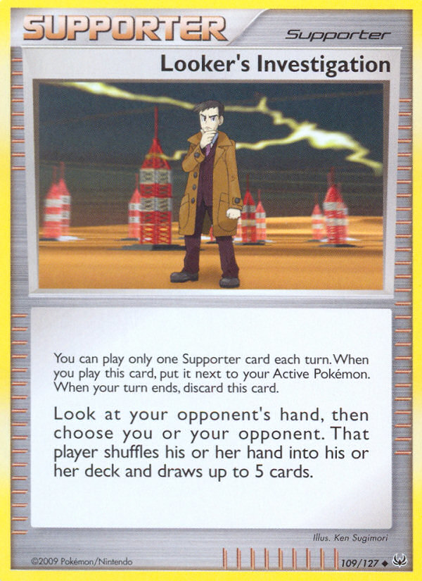 Looker's Investigation (109/127) [Platinum: Base Set] - Comfy Hobbies