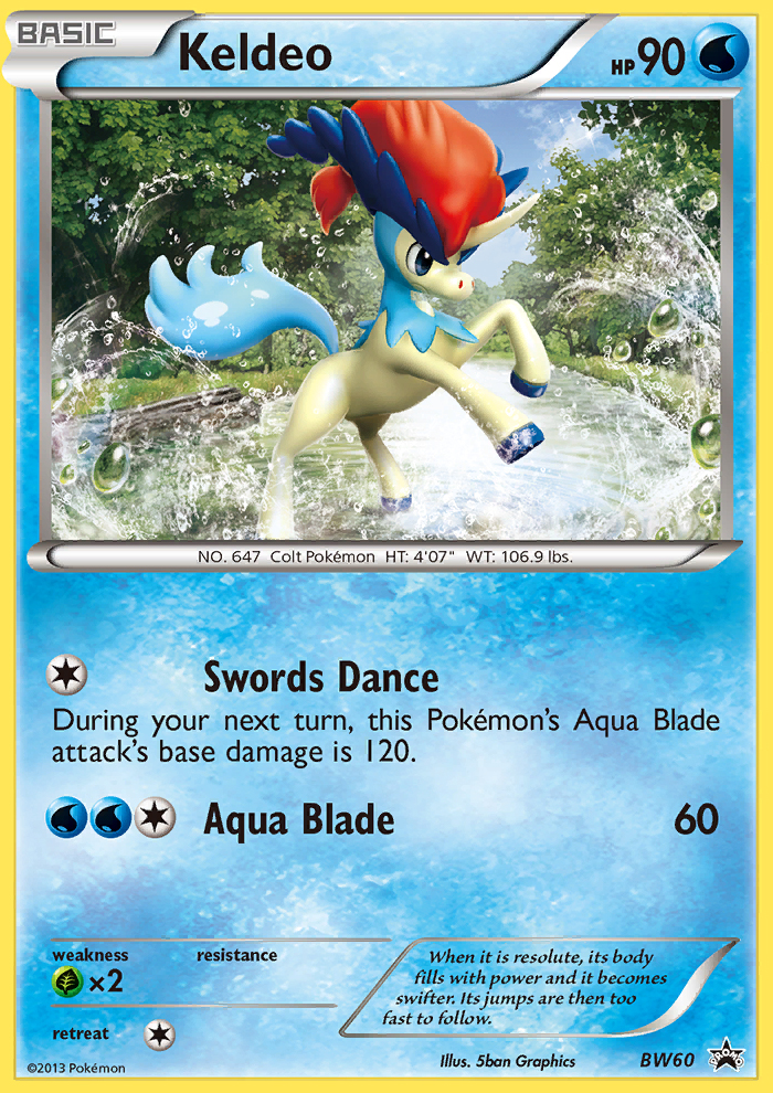 Keldeo (BW60) [Black & White: Black Star Promos] - Comfy Hobbies