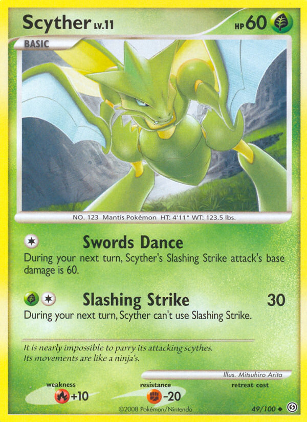 Scyther (49/100) [Diamond & Pearl: Stormfront] - Comfy Hobbies