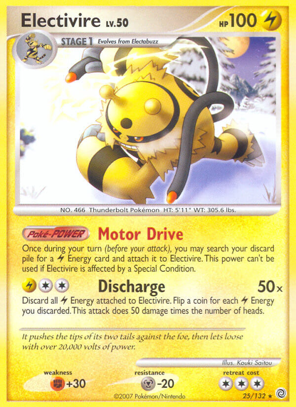 Electivire (25/132) (Theme Deck Exclusive) [Diamond & Pearl: Secret Wonders] - Comfy Hobbies