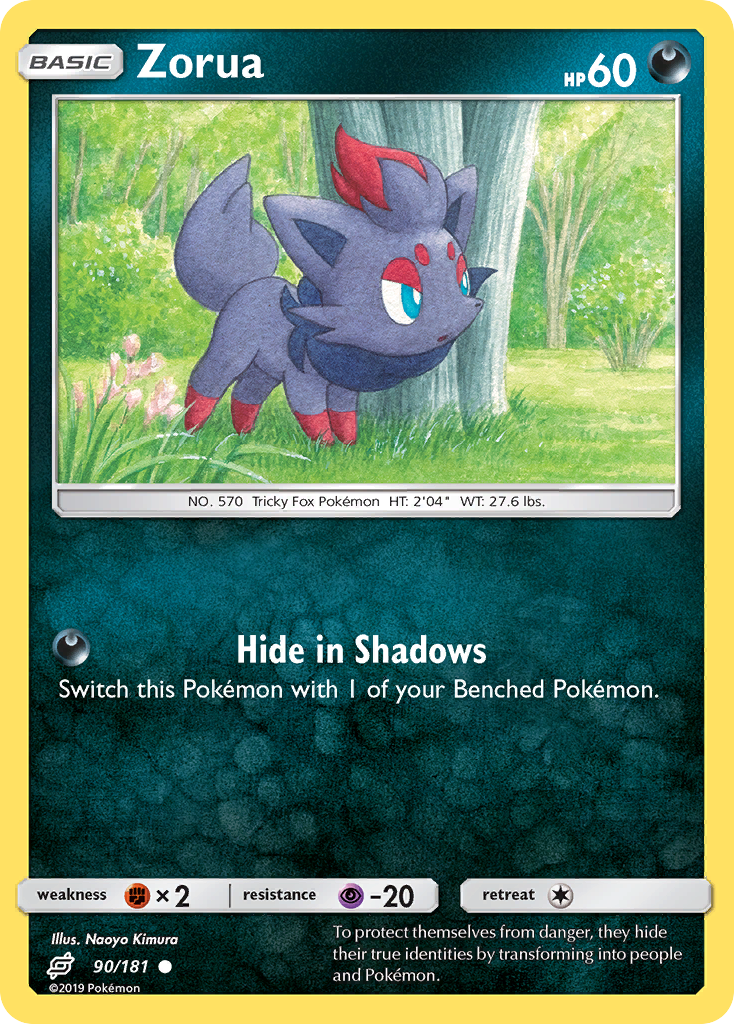 Zorua (90/181) [Sun & Moon: Team Up] - Comfy Hobbies