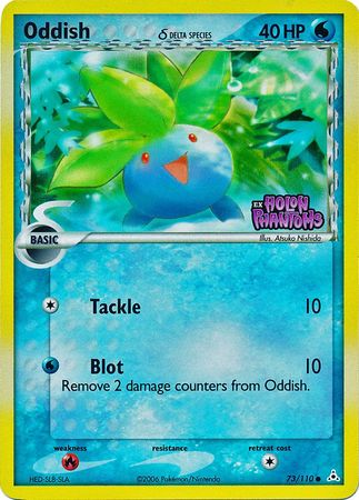 Oddish (73/110) (Delta Species) (Stamped) [EX: Holon Phantoms] - Comfy Hobbies