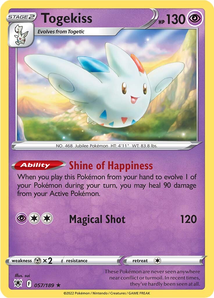 Togekiss (057/189) [Sword & Shield: Astral Radiance] - Comfy Hobbies