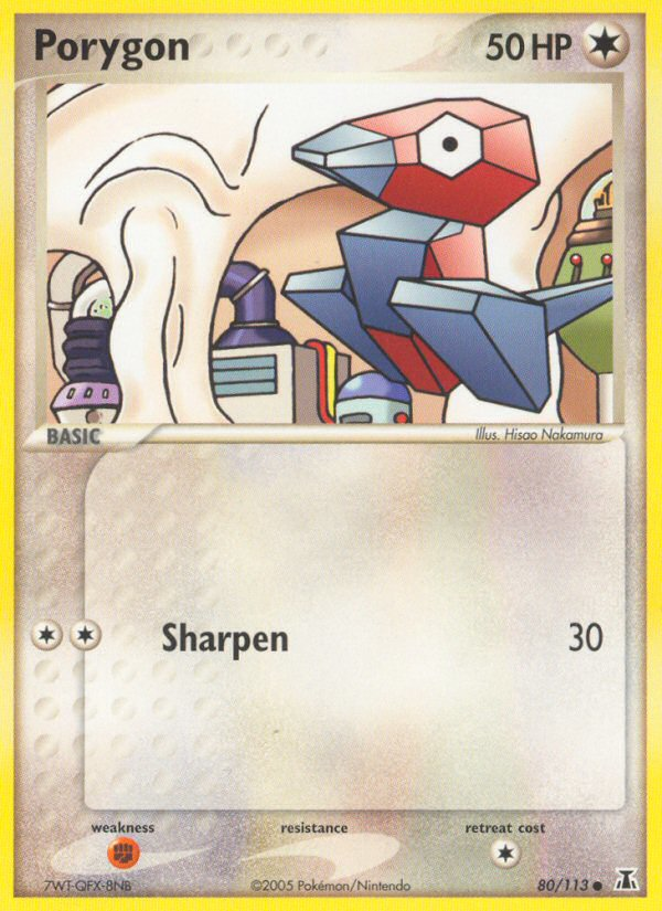 Porygon (80/113) [EX: Delta Species] - Comfy Hobbies