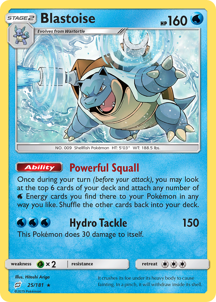 Blastoise (25/181) [Sun & Moon: Team Up] - Comfy Hobbies