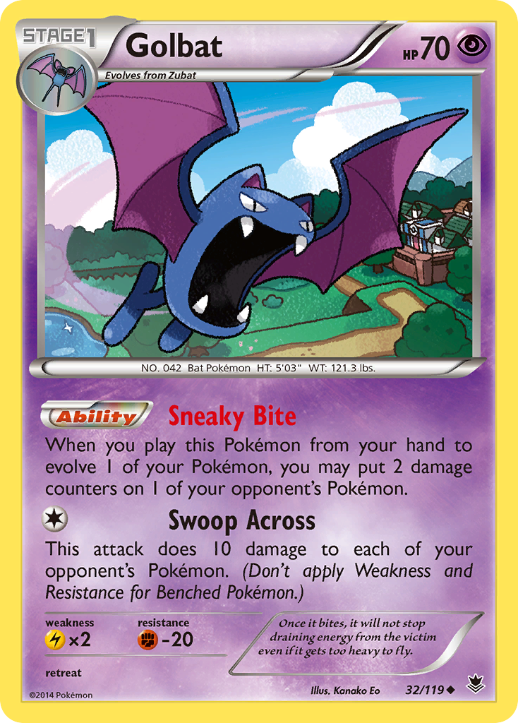 Golbat (32/119) [XY: Phantom Forces] - Comfy Hobbies