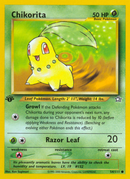 Chikorita (54/111) [Neo Genesis 1st Edition] - Comfy Hobbies