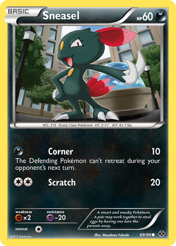 Sneasel (69/99) [Black & White: Next Destinies] - Comfy Hobbies