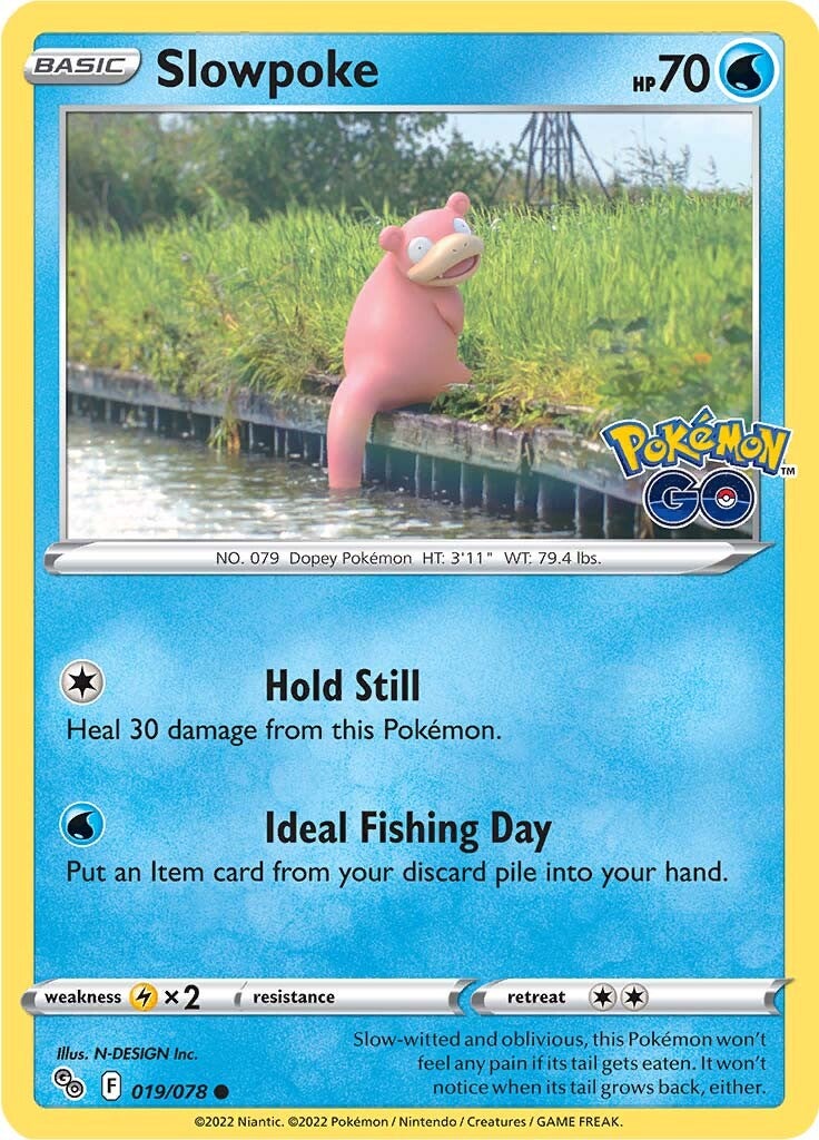Slowpoke (019/078) [Pokémon GO] - Comfy Hobbies