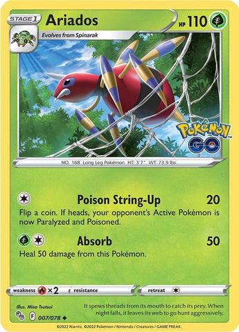 Ariados (007/078) [Pokémon GO] - Comfy Hobbies