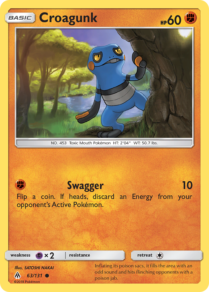 Croagunk (63/131) [Sun & Moon: Forbidden Light] - Comfy Hobbies
