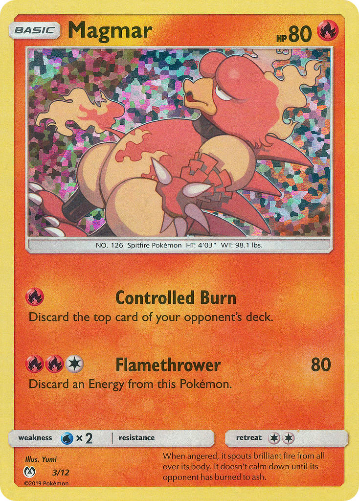 Magmar (3/12) [McDonald's Promos: 2019 Collection] - Comfy Hobbies