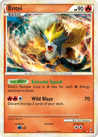 Entei (SL3) [HeartGold & SoulSilver: Call of Legends] - Comfy Hobbies