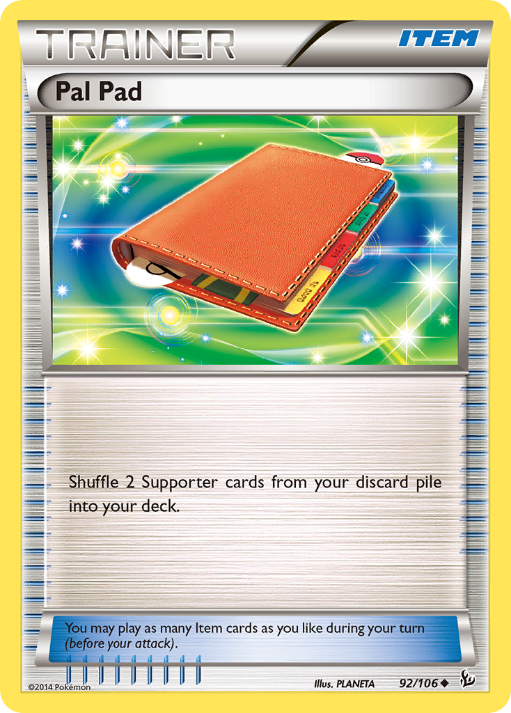 Pal Pad (92/106) [XY: Flashfire] - Comfy Hobbies