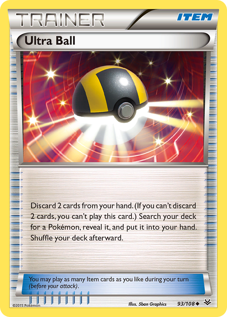 Ultra Ball (93/108) [XY: Roaring Skies] - Comfy Hobbies