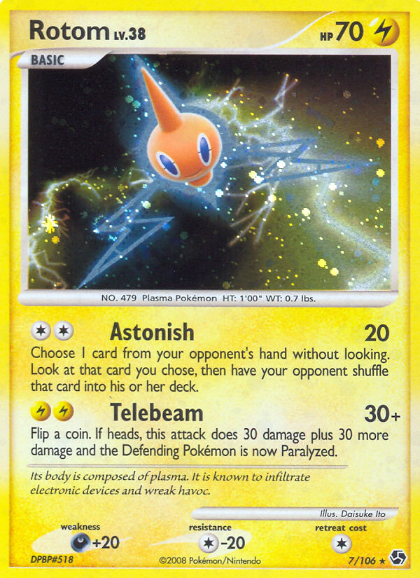 Rotom (7/106) [Diamond & Pearl: Great Encounters] - Comfy Hobbies