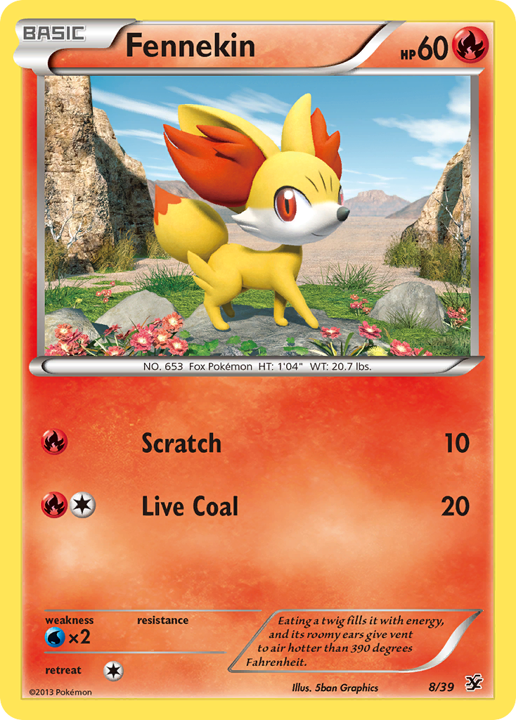 Fennekin (8/39) [XY: Kalos Starter Set] - Comfy Hobbies