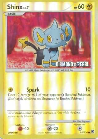 Shinx (98/130) [Burger King Promos: 2008 Collection] - Comfy Hobbies